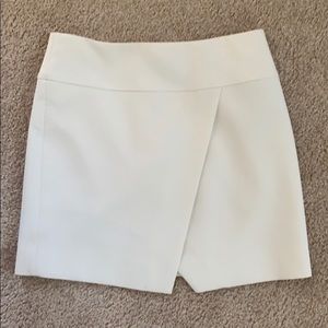 Jcrew white mini skirt